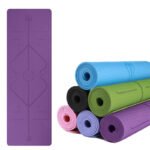 Yoga Mat Two-Color 6Mm Posture Line Yoga Mat Fitness Mat - Image 2