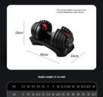 Adjustable 15 Gear Men's Dumbbell Adjustable - Image 4