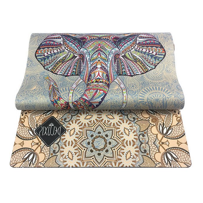 Industry Yoga Mat Rubber Anti-slip Suede Printing Yoga Mat - Image 2