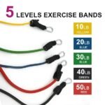 5 PC Set Resistance Band Resistance Bands, Exercise Bands, Exercise Resistance Bands - Image 2