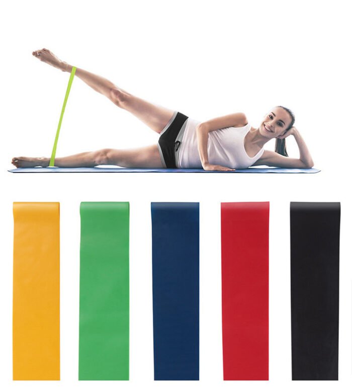 5 Level Resistance Rubber Bands Yoga Training Elastic Bands - Image 1