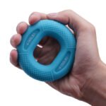 Silicone Adjustable Handle 20-80 Pounds Grip Ring Finger Forearm Trainer - Image 2