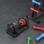 Adjustable Dumbbell Set, 10 In 1 Free Dumbbell For Men And Women, Black Dumbbell For Home Gym, Full Body Workout Fitness, Fast Adjust By Turning Handle 10 Gears55 LB - Image 9
